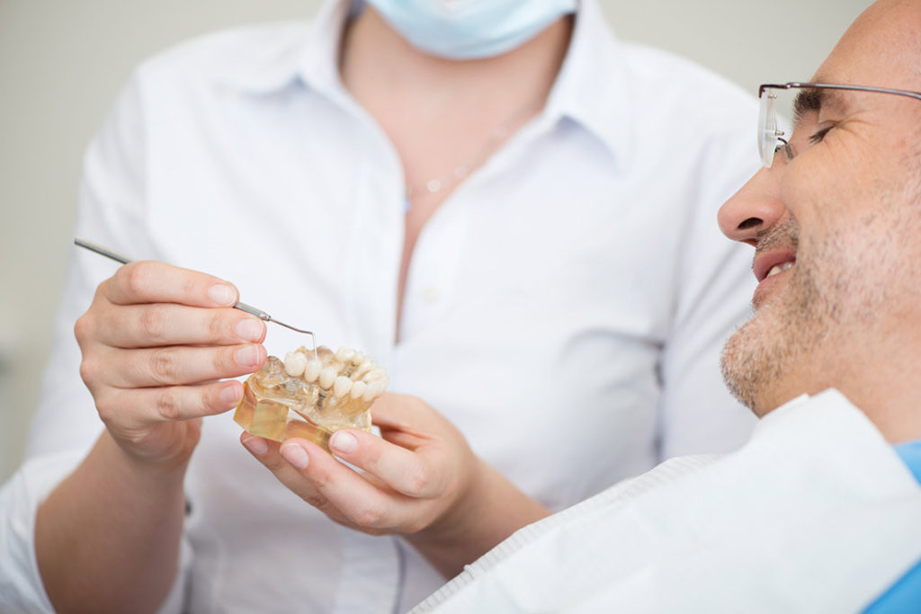 Proceso de implantes dentales